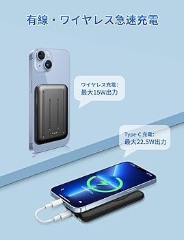 【15W急速充電】 MagSafe対応 モバイル バッテリー マグネット式 楽天市場】【クーポンで3500円!あす楽!日時指定可！】 magsafe